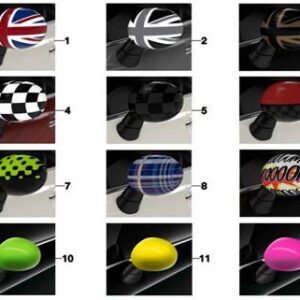 MINI - CALOTTE SPECCHIETTI VARIE COLORAZIONI - MINI SERIE F >