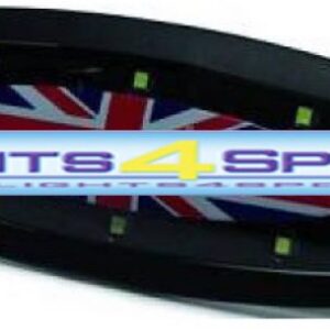 MINI - PLAFONIERA CENTRALE PER ILLUMINAZIONE INTERNA A LED CON GRAFICA INTERNA UNION JACK A SFONDO NERO