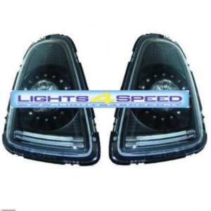 MINI - SET FANALI POSTERIORI TUNING A LED CON SFONDO NERO
