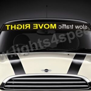 GRAFICA - FASCIONE PARASOLE MINI MOVE RIGHT SLOW TRAFFIC
