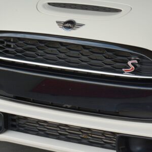 MINI - CONTORNO GRIGLIA / CALANDRA ANTERIORE NERA NERO JCW - MINI SERIE F 2014 >