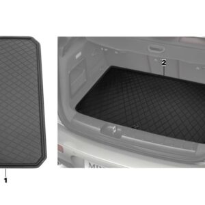MINI - TAPPETINO IN GOMMA PER INTERNO VANO DI CARICO - MINI F60 COUNTRYMAN