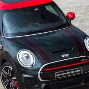 MINI - BONNET STRIPES BLACK/RED - MINI SERIE F 2014 >