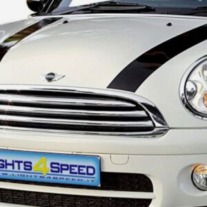 GRAFICA - BONNET STRIPES CLASSICHE NON ORIGINALI MINI IN TINTA UNITA