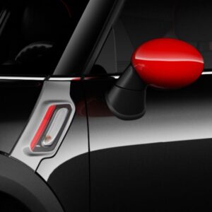 MINI - CALOTTE SPECCHI ESTERNI ROSSE JCW - MINI R55, R56, R57, R58, R59, R60, R61