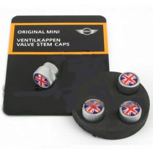 MINI - CAPPUCCI VALVOLA UNION JACK