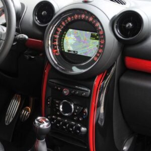 MINI - COLONNINE CONSOLLE CENTRALE ROSSE/NERE JCW - MINI R60, R61 :