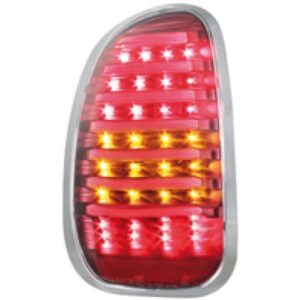 DECTANE - FANALI POSTERIORI CHROME ROSSI DNA A FIBRE OTTICHE