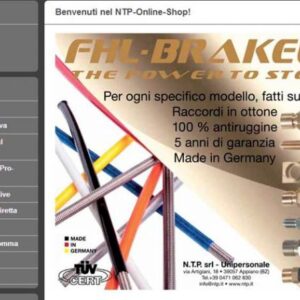 FLH-BRAKE LINE - KIT TUBI FRENO IN TRECCIA AEREONAUTICA - MINI R50, R52, R53