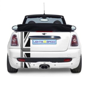 MINI - GRAFICA POSTERIORE BLACK JACK PER BAGAGLIAIO - MINI R55, R56, R57, R58, R59