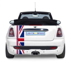 MINI - GRAFICA POSTERIORE UNION JACK PER BAGAGLIAIO - MINI R55, R56, R57, R58, R59
