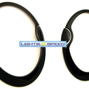 MINI - CORNICI FARI FANALI ANTERIORI NERE GLOSSY BLACK