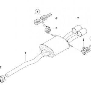 MINI - TERMINALE DI SCARICO COOPER S DIESEL