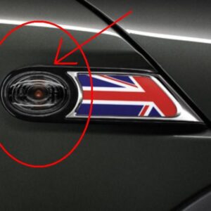 MINI - GEMME LATERALI A SFONDO NERO DEL KIT BLACK LINE