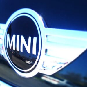 MINI - LOGO STEMMA FREGIO SIMBOLO MINI PER COFANO ANTERIORE E / O BAGAGLIAIO POSTERIORE