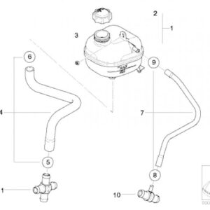 MINI - VASCA VASCHETTA ACQUA LIQUIDO RADIATORE - MINI R53